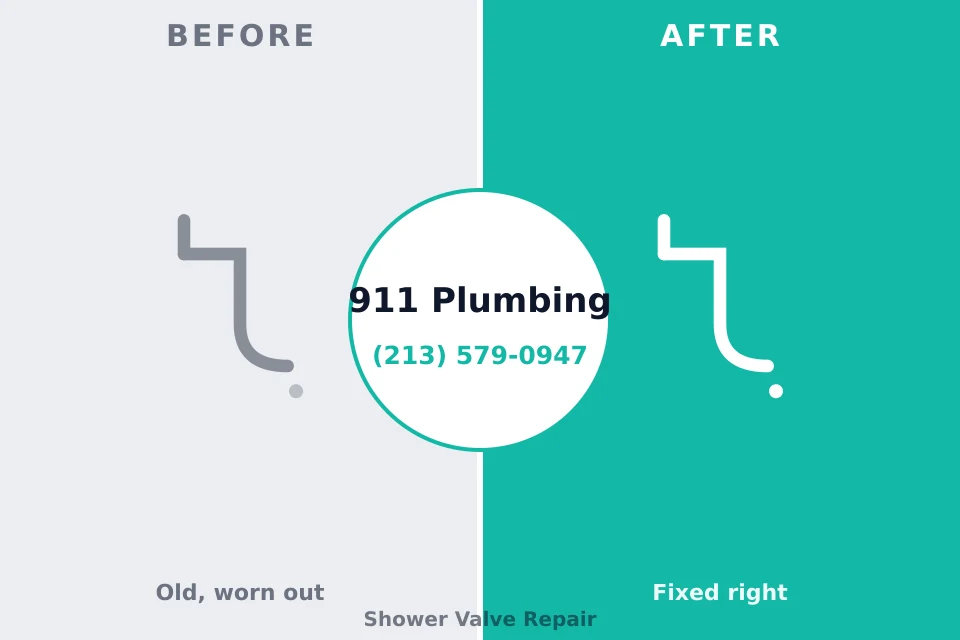 Before and after: plumbing repair Plantsville, CT